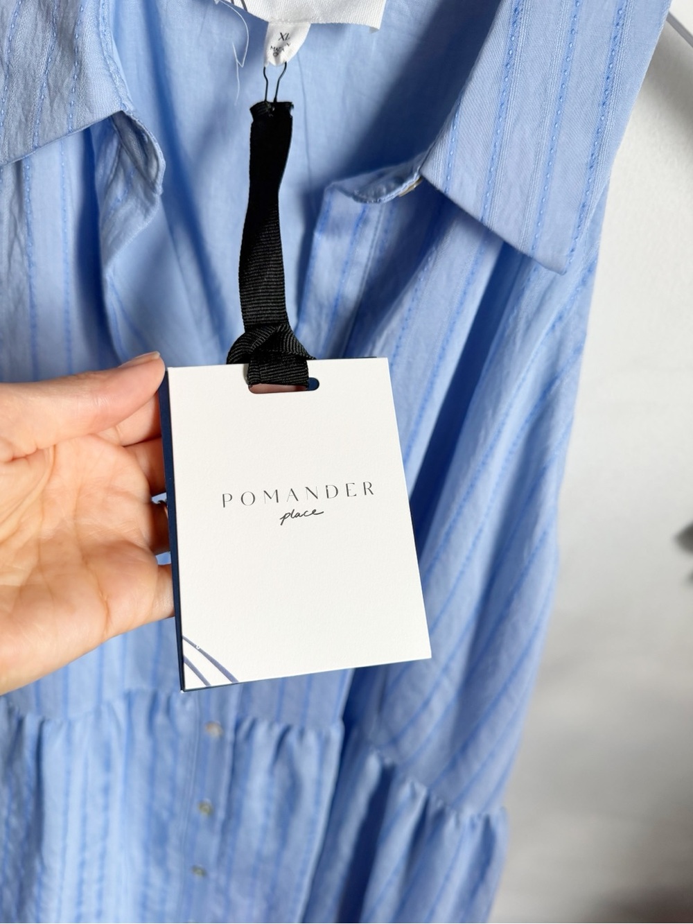 Pomander Place Tuckernuck Seersucker Sailor Dress - Picture 6 of 12